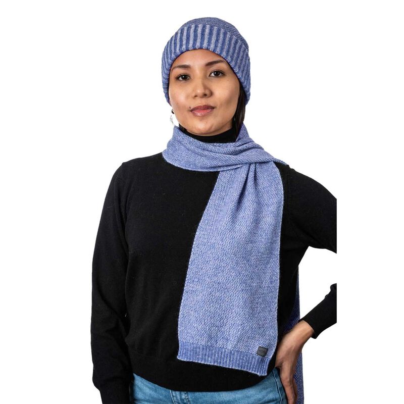 Koru Moss Stitch Plated Scarf image number 3